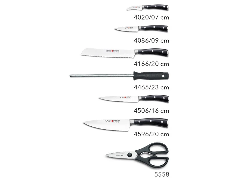 WUSTHOF CLASSIC Ikon 7-piece Knife Set, 1090370701 4 WUSTHOF CLASSIC Ikon 7-piece Knife Set, 1090370701 – Bild 2