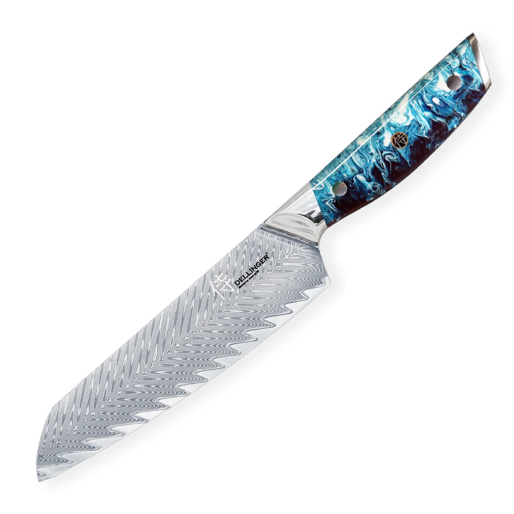 DELLINGER SANTOKU BLUE 17cm RESIN FUTURE K-H189 3 DELLINGER SANTOKU BLUE 17cm RESIN FUTURE K-H189