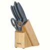 Tramontina Plenus 6-Piece Block Set W. Scissors, Grey 23498/615 -Bester Messer Geschäft 2327721f6e604708f2c9e82ed5e98b72