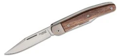 Lionsteel M390 Clip Blade, Screw Driver Blade, Santos Wood Handle, Ti Bolster & Liners JK2 ST