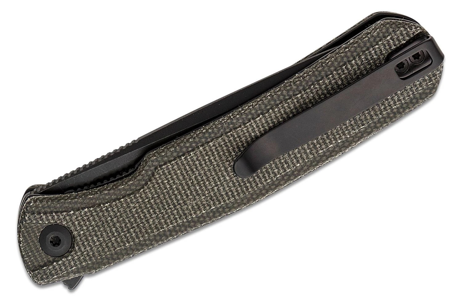 SENCUT Scitus Dark Green Canvas Micarta Handle Black Stonewashed D2 Blade S21042-3 6 SENCUT Scitus Dark Green Canvas Micarta Handle Black Stonewashed D2 Blade S21042-3 – Bild 4