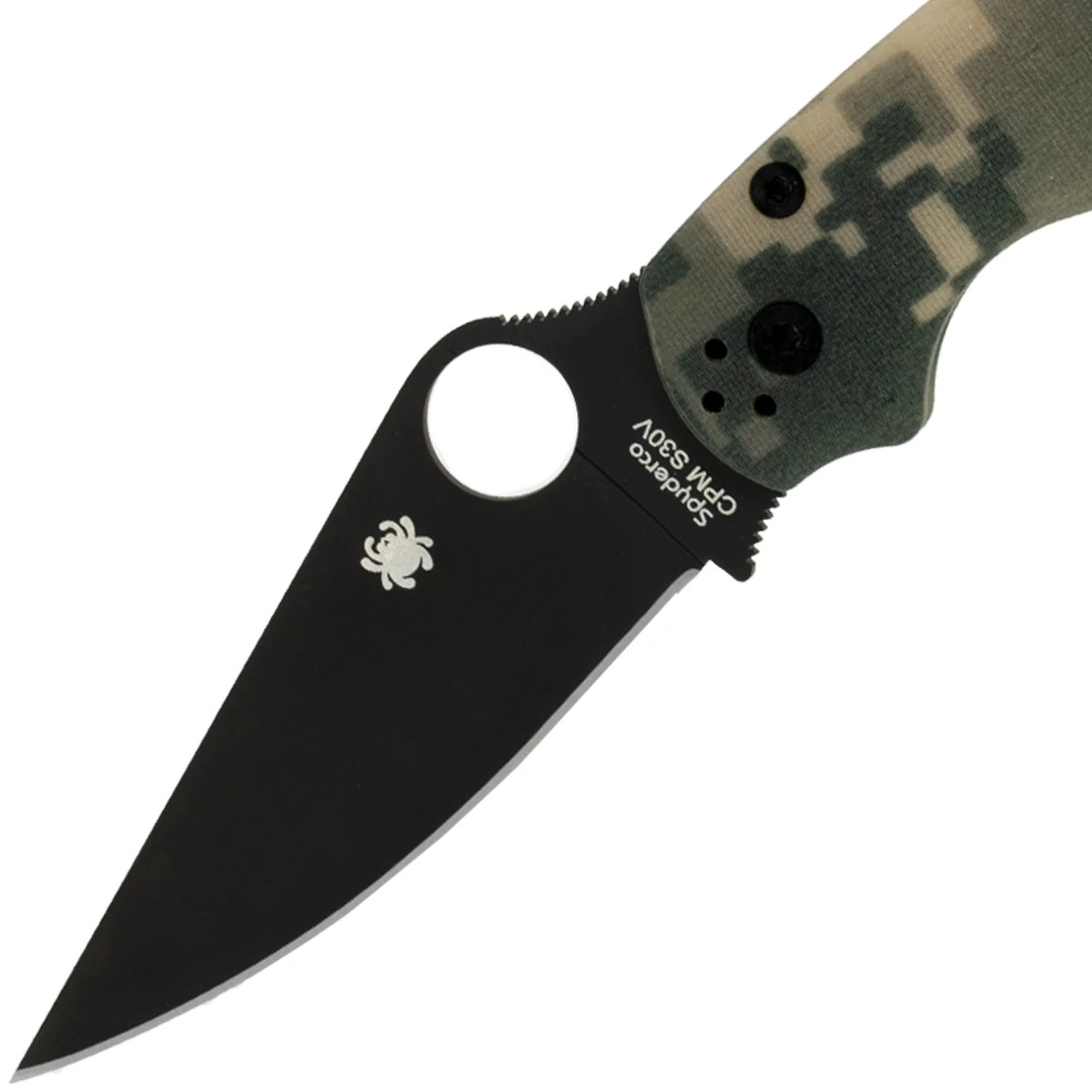 Spyderco C81GPCMOBK2 Para Military 2 G-10 Camo Black Blade 4 Spyderco C81GPCMOBK2 Para Military 2 G-10 Camo Black Blade – Bild 2