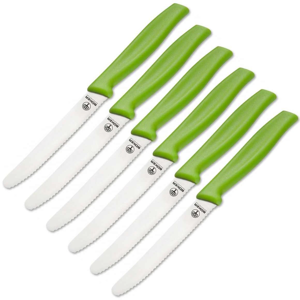 BÖKER BRÖTCHENMESSER GRÜN SET 6 STÜCKE 03BO010 3 BÖKER BRÖTCHENMESSER GRÜN SET 6 STÜCKE 03BO010