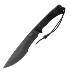 ANV Knives ANVP500-007 P500 Sleipner DLC Leather Sheath Black