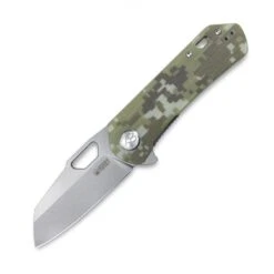 KUBEY Duroc Liner Lock Flipper Small Pocket Folding Knife Camo Handle KU332J
