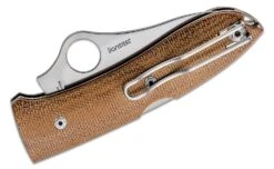 Spyderco C255CMP SpyOpera Braun Canvas Micarta -Bester Messer Geschäft 4cfb8affb69b62630c267f26ecf3126d