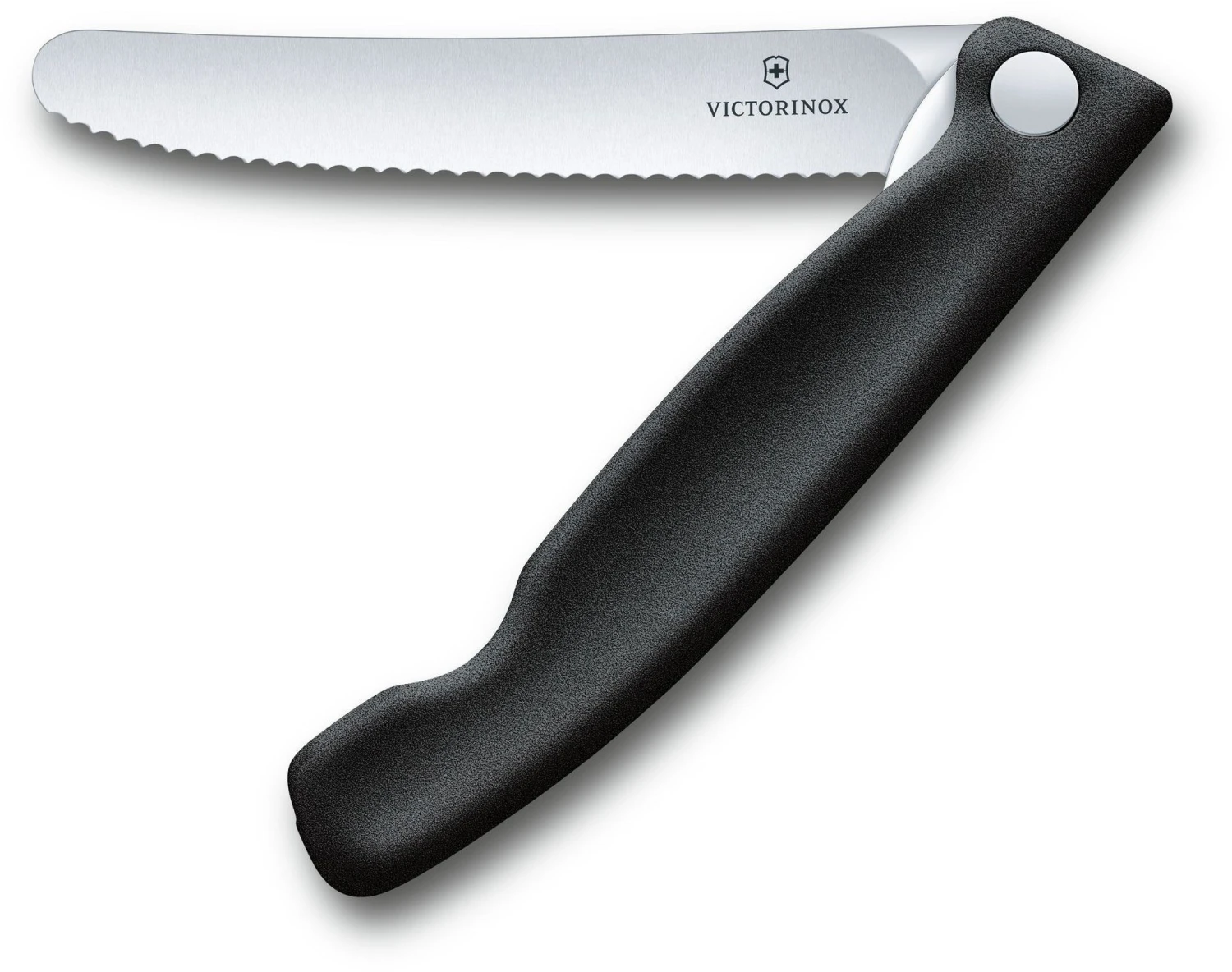 Victorinox 6.7833.FB Tomatenmesser Faltbar Swiss Classic Schwarz 4 Victorinox 6.7833.FB Tomatenmesser Faltbar Swiss Classic Schwarz – Bild 2