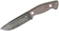FOX Knives TFG TOKALA NIOLOX BLACK SW BLADE,BISON YUTE MICARTA FX-105 MB