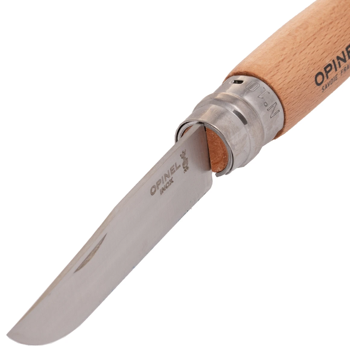 Opinel 123100 N10 Inox Griff Aus Buchenholz 5 Opinel 123100 N10 Inox Griff Aus Buchenholz – Bild 3