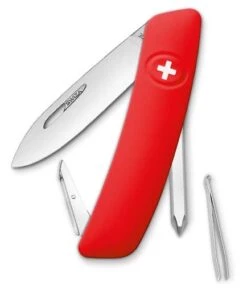 Swiza 690201 D02 Griff Aus Polymer, Gummi Rot