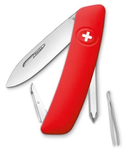 Swiza 690201 D02 Griff Aus Polymer, Gummi Rot 3 Swiza 690201 D02 Griff Aus Polymer, Gummi Rot