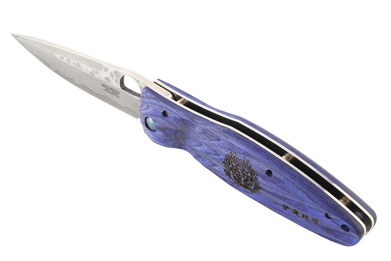 Mcusta MC-186G Sengoku Date Masamune SPG2 San Mai Blade 9,2 Cm 5 Mcusta MC-186G Sengoku Date Masamune SPG2 San Mai Blade 9,2 Cm – Bild 3