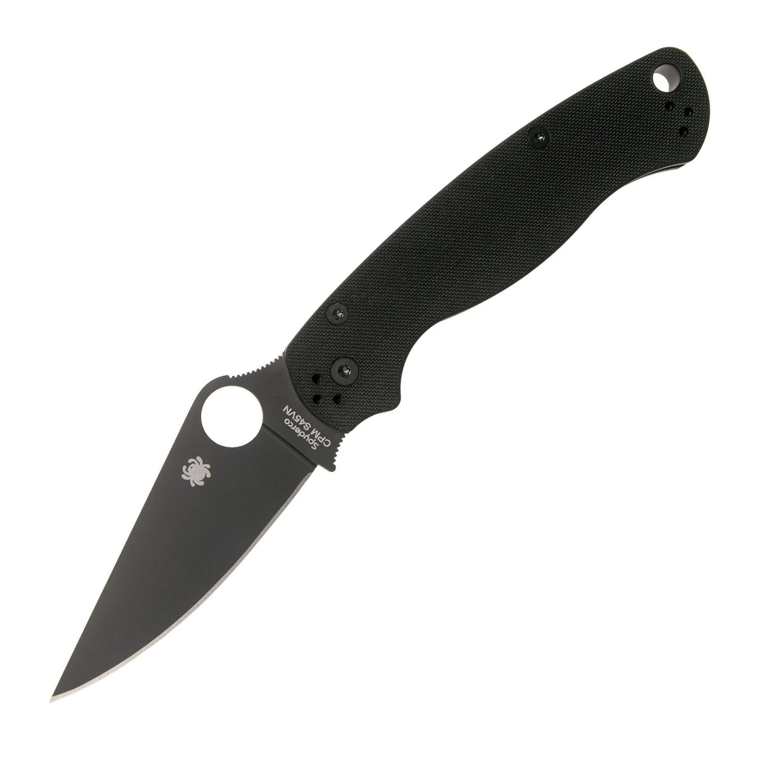 Spyderco C81GPBK2 Para Military 2 G-10 Black Black Blade 3 Spyderco C81GPBK2 Para Military 2 G-10 Black Black Blade
