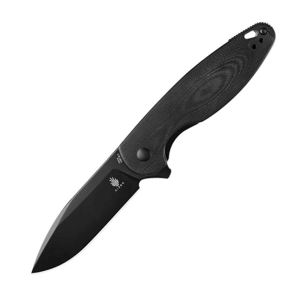 Kizer Cozy Liner Lock Knife, Black G10 - V3613C1 3 Kizer Cozy Liner Lock Knife, Black G10 - V3613C1