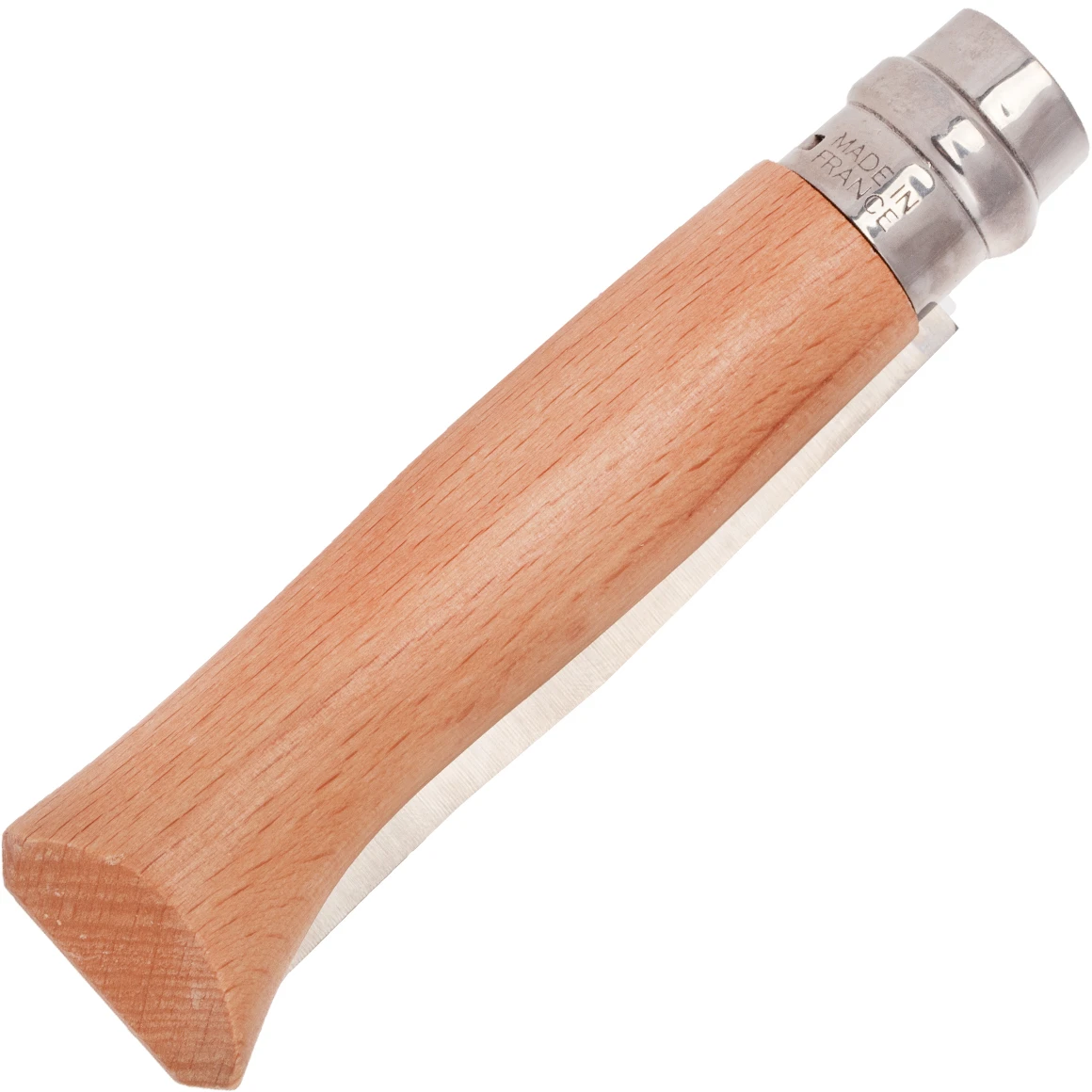 Opinel 123080 N08 Inox Griff Aus Buchenholz 7 Opinel 123080 N08 Inox Griff Aus Buchenholz – Bild 5