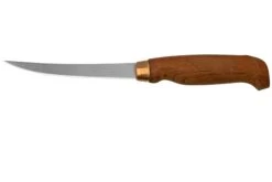 Marttiini Superflex Filleting Knife 10 Stainless Steel/heat Treated Birch/leather 610016