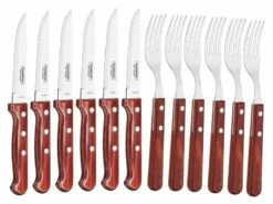 Tramontina Churrasco Jumbo 12-Piece Cutlery Set In Gift Package, Red 21198/776