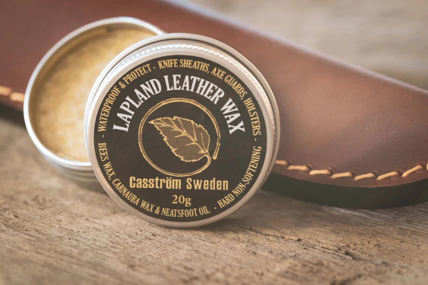 CASSTROM Lapland Leather Wax, Neutral 20g CASS-10550 4 CASSTROM Lapland Leather Wax, Neutral 20g CASS-10550 – Bild 2