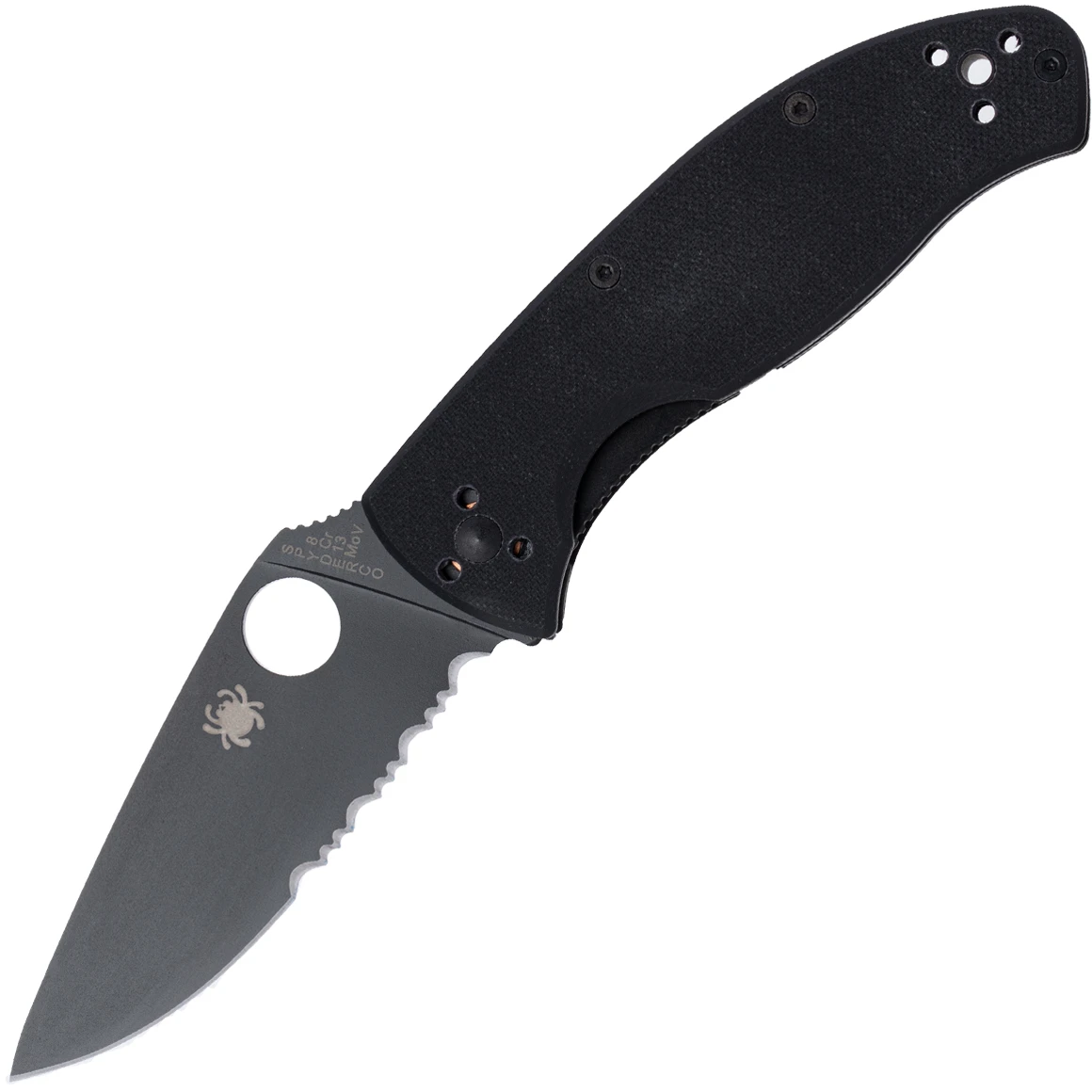 Spyderco C122GBBKPS Tenacious G-10 Black Black Blade 3 Spyderco C122GBBKPS Tenacious G-10 Black Black Blade