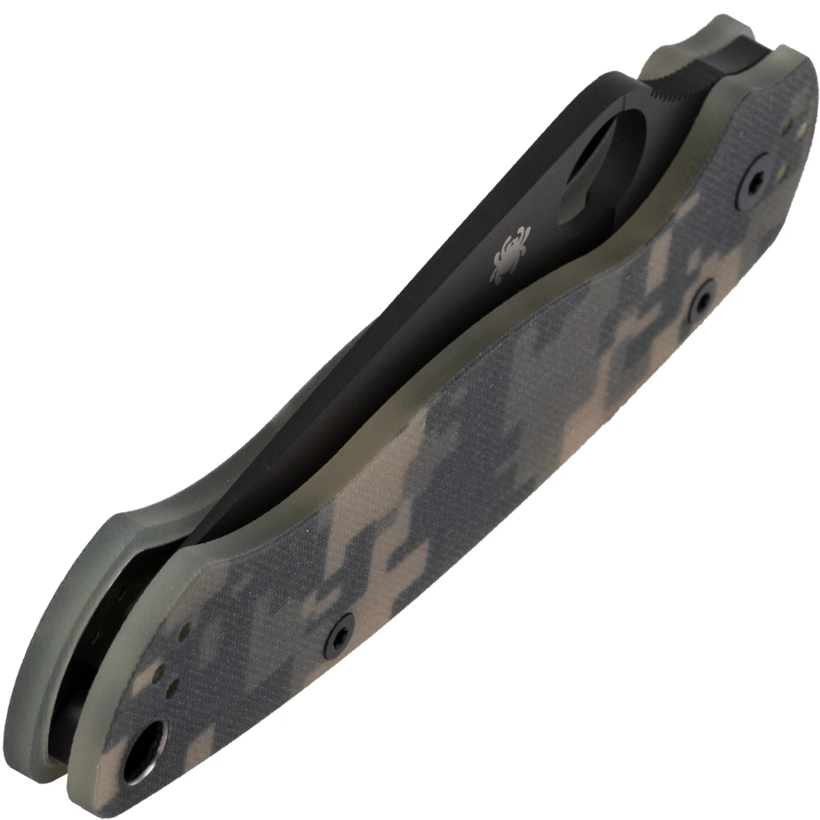 Spyderco C81GPCMOBK2 Para Military 2 G-10 Camo Black Blade 7 Spyderco C81GPCMOBK2 Para Military 2 G-10 Camo Black Blade – Bild 5