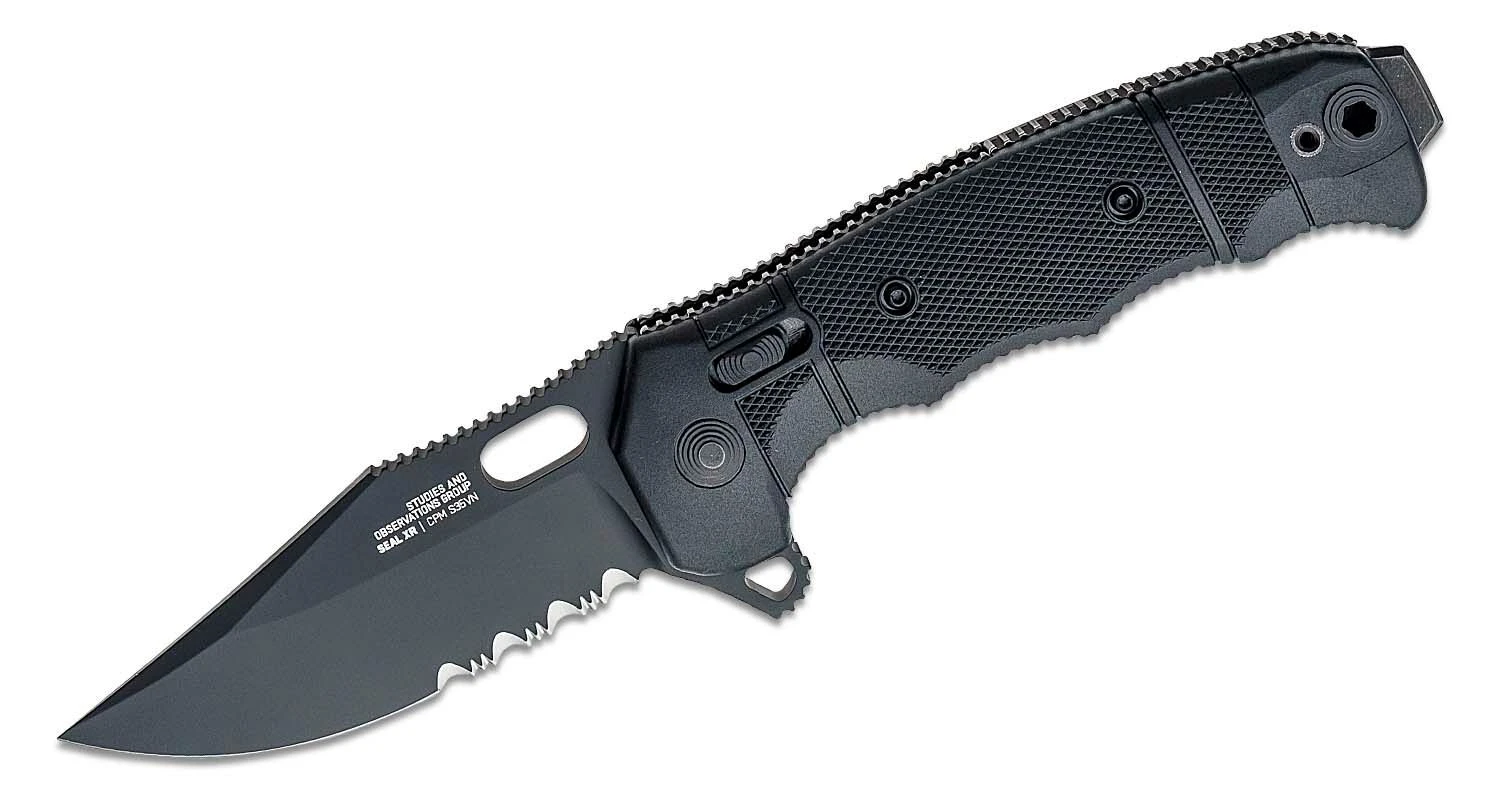 SOG SEAL XR - PARTIALLY SERRATED - USA MADE SOG-12-21-05-57 3 SOG SEAL XR - PARTIALLY SERRATED - USA MADE SOG-12-21-05-57