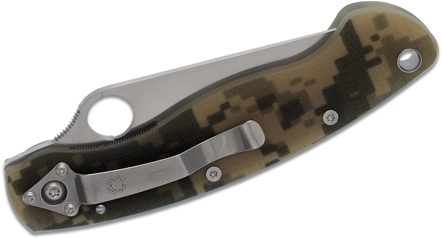 Spyderco C36GPCMO Military Model G-10 Camo 4 Spyderco C36GPCMO Military Model G-10 Camo – Bild 2