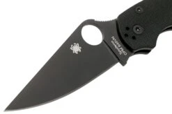 Spyderco C81GPBK2 Para Military 2 G-10 Black Black Blade 11 Spyderco C81GPBK2 Para Military 2 G-10 Black Black Blade -Bester Messer Geschäft 9c4d80a5233bc021dba3dfac6e212afd