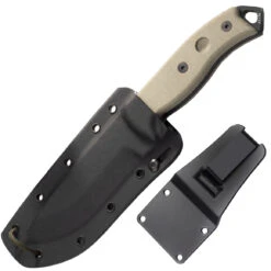 ESEE Knives ESEE-5P-E Model 5 Black Blade, Desert Tan Handle Survival Knife With Kydex Sheath 13 ESEE Knives ESEE-5P-E Model 5 Black Blade, Desert Tan Handle Survival Knife With Kydex Sheath -Bester Messer Geschäft 9e3dfddccdfbadefc7a34be8a4d8b770