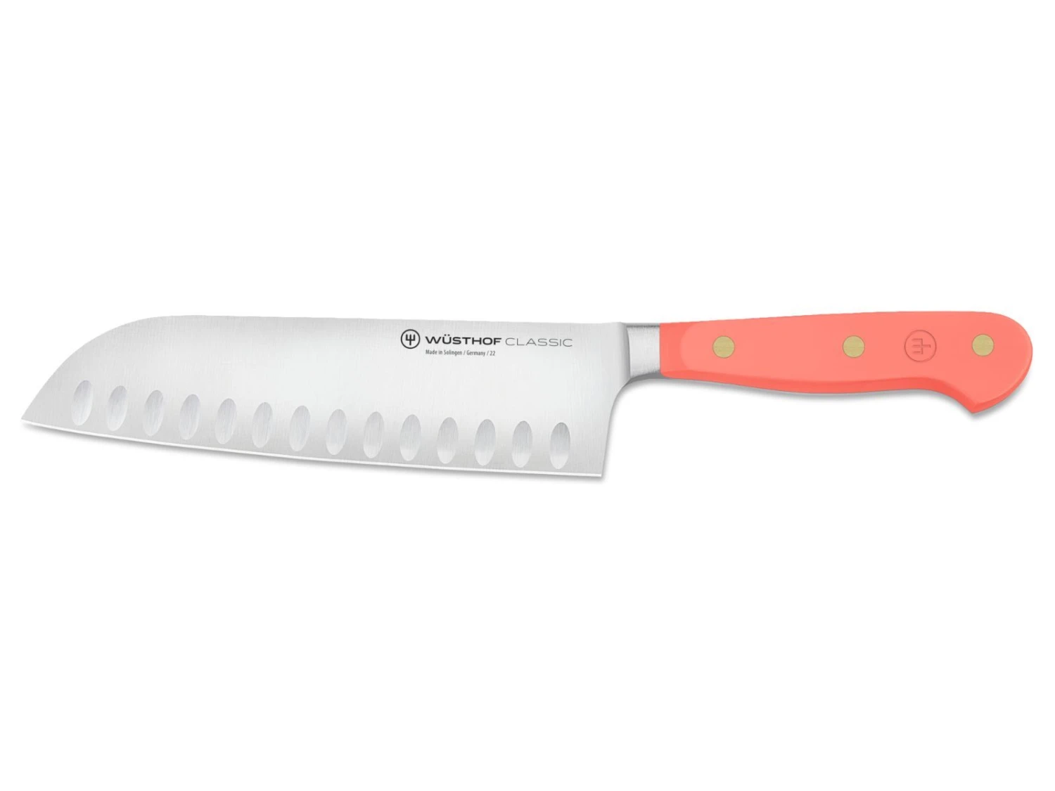 WUSTHOF Classic Colour, Santoku, Coral Peach, 17 Cm 1061731517 3 WUSTHOF Classic Colour, Santoku, Coral Peach, 17 Cm 1061731517