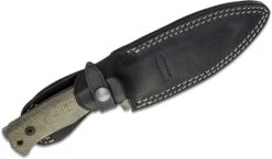 Lionsteel SOLID Fixed Blade GREEN CANVAS Handle With Leather Sheath Niolox BLACK T5B CVG 10 Lionsteel SOLID Fixed Blade GREEN CANVAS Handle With Leather Sheath Niolox BLACK T5B CVG -Bester Messer Geschäft a2e5e0d2324e4ecdd4fc915d3020863c