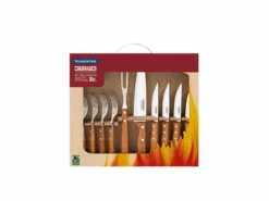 Tramontina Dynamic 10-Piece BBQ Set (4 Forks,4 Knive,1 Meat Fork,1 Meat Knife) 22399/037