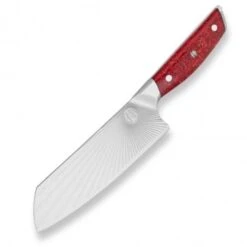 DELLINGER SANTOKU SANDVIK RED NORTHERN SUN Kochmesser 18,5cm