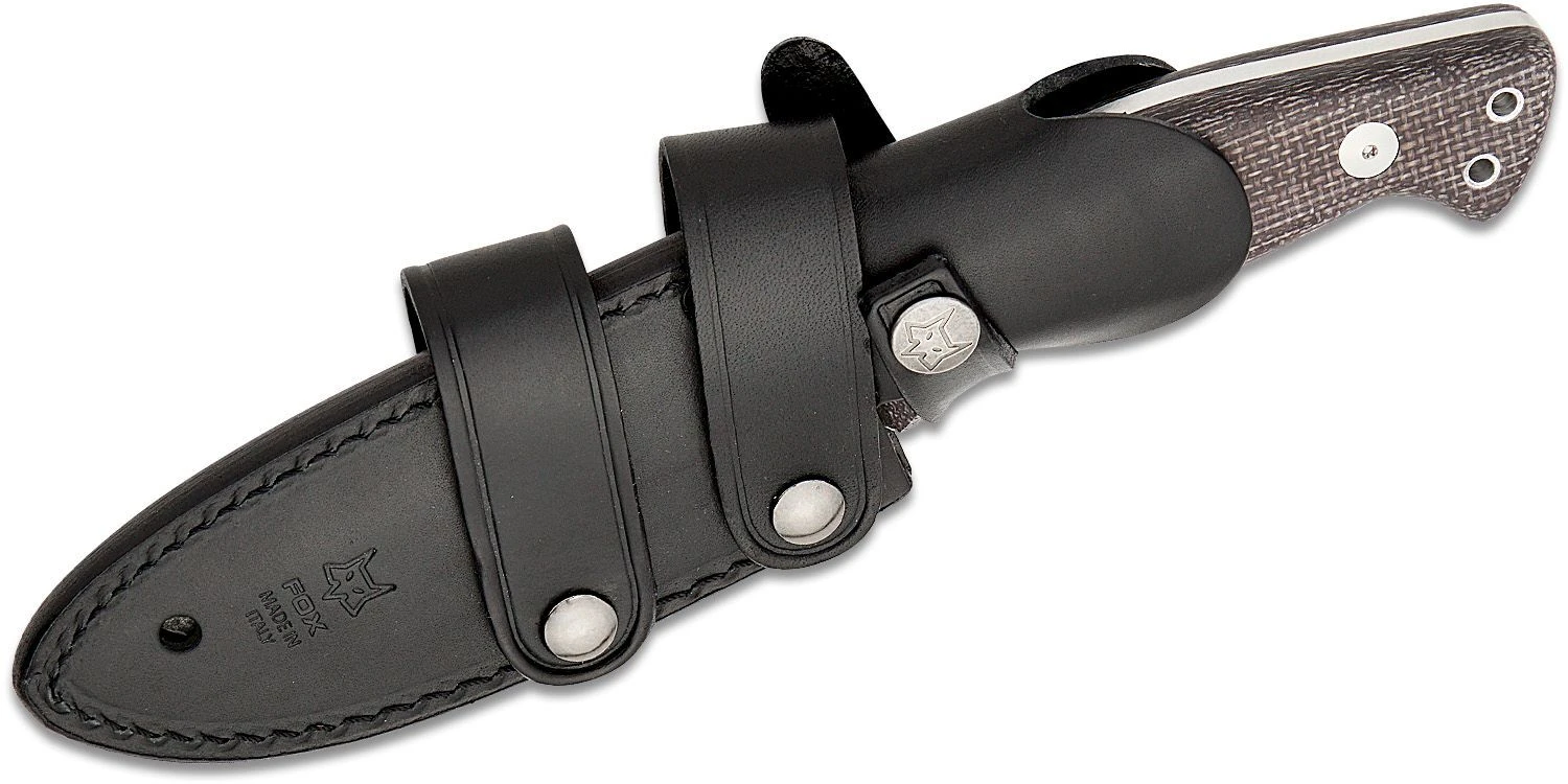 FOX Knives TFG TOKALA NIOLOX BLACK SW BLADE,BISON YUTE MICARTA FX-105 MB 5 FOX Knives TFG TOKALA NIOLOX BLACK SW BLADE,BISON YUTE MICARTA FX-105 MB – Bild 3