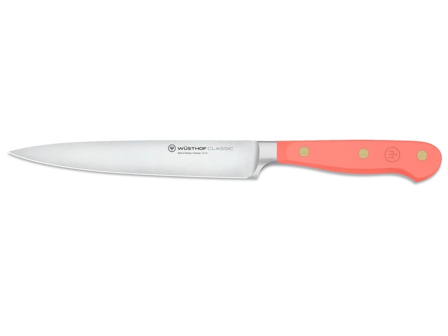 WUSTHOF Classic Colour, Ham Knife, Coral Peach, 16 Cm 1061704316 3 WUSTHOF Classic Colour, Ham Knife, Coral Peach, 16 Cm 1061704316