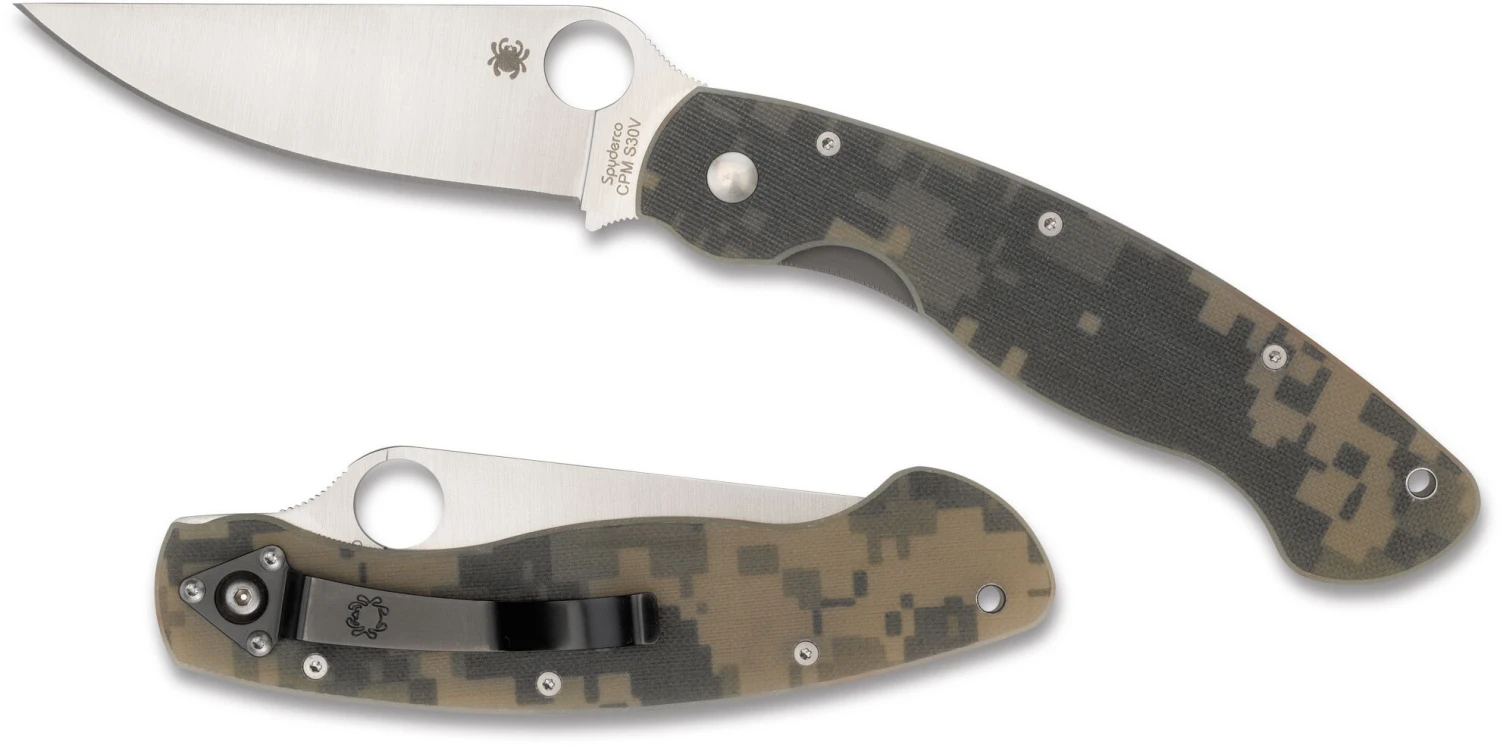 Spyderco C36GPCMO Military Model G-10 Camo 6 Spyderco C36GPCMO Military Model G-10 Camo – Bild 4