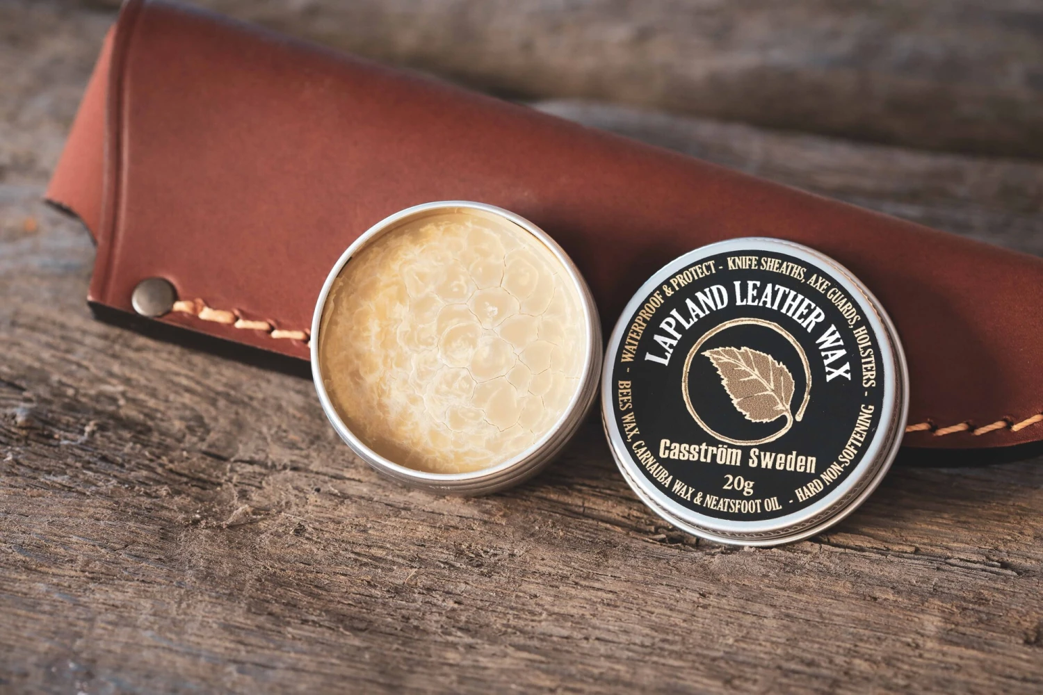 CASSTROM Lapland Leather Wax, Neutral 20g CASS-10550 6 CASSTROM Lapland Leather Wax, Neutral 20g CASS-10550 – Bild 4