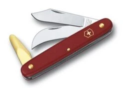 Victorinox 3.9116 Gartenmesser Griff Aus Mattiertem Kusntstoff Rot
