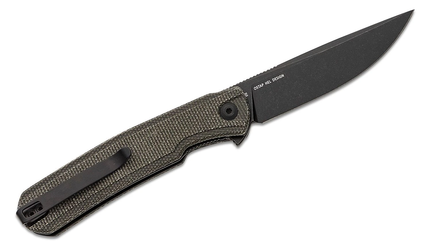 SENCUT Scitus Dark Green Canvas Micarta Handle Black Stonewashed D2 Blade S21042-3 4 SENCUT Scitus Dark Green Canvas Micarta Handle Black Stonewashed D2 Blade S21042-3 – Bild 2